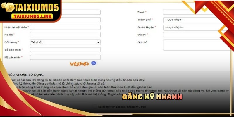 Các bước đăng ký tài khoản cá cược diễn ra nhanh chóng và bảo mật